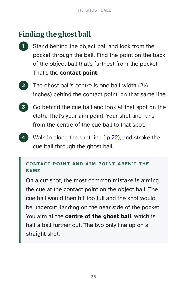 A page from the aiming chapter